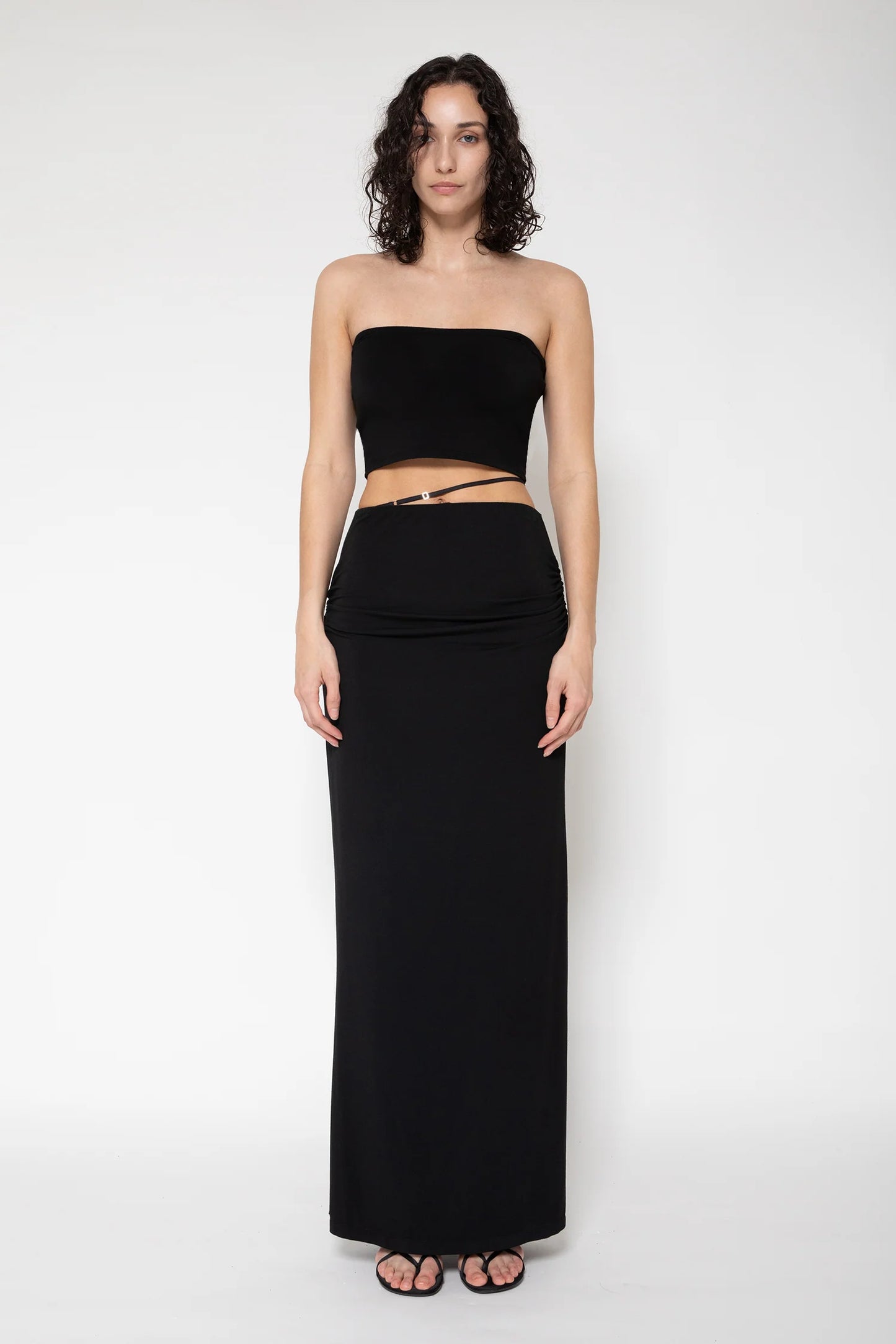 Black long skirt