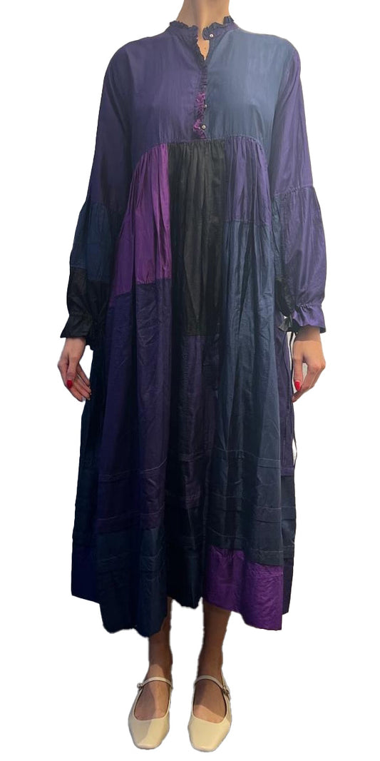 Injiri Folklore Dress Purple