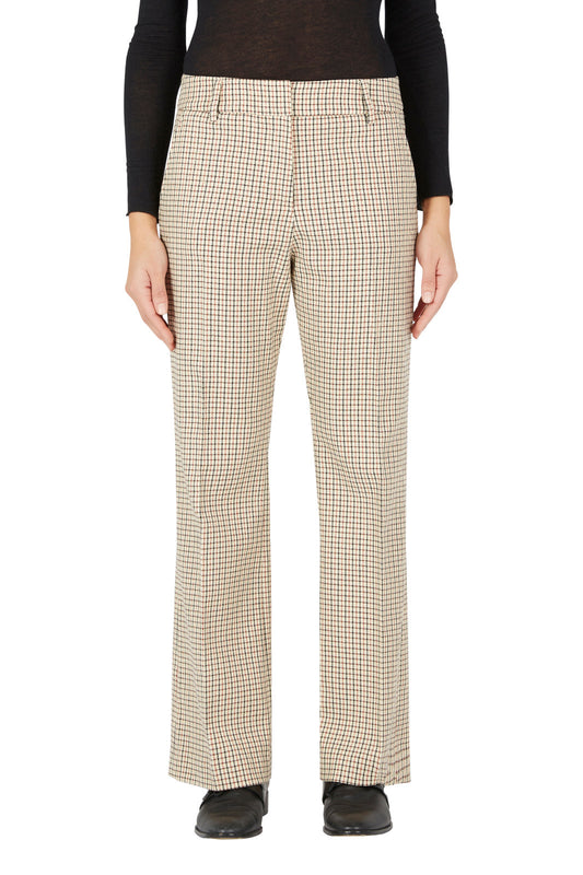 Sandy Checkered Trousers