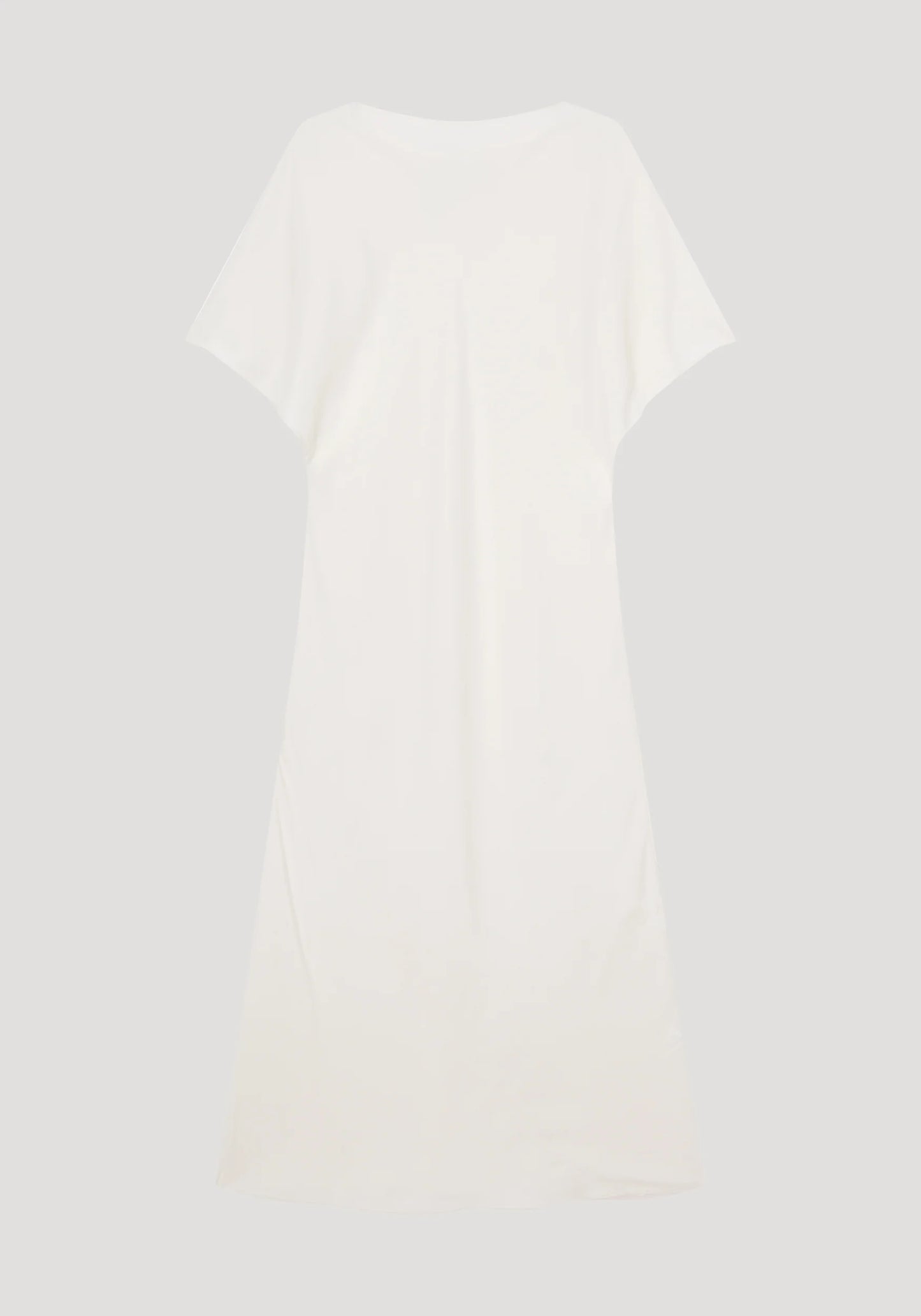 Ivory satin dress