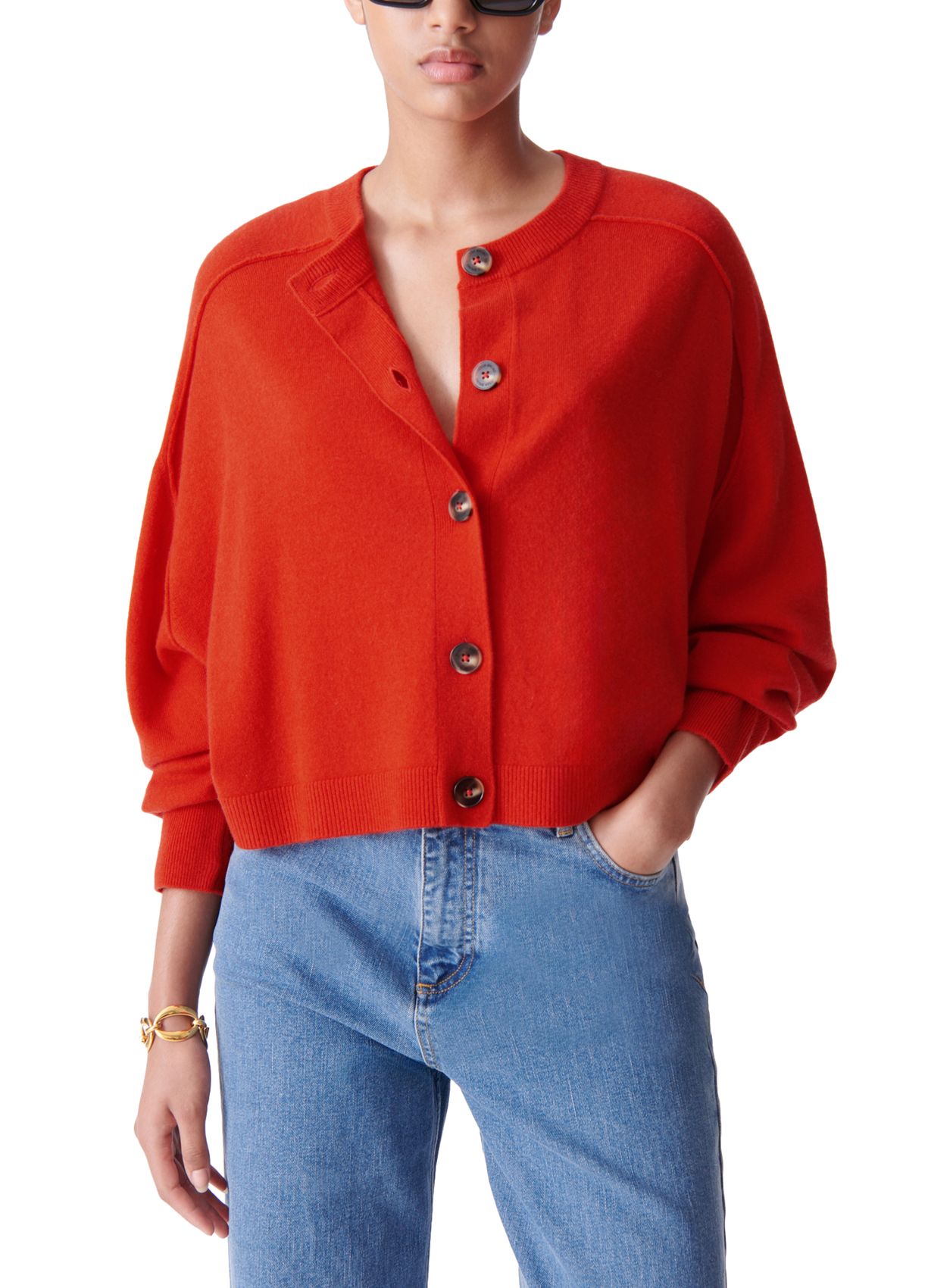 Dove orange cardigan