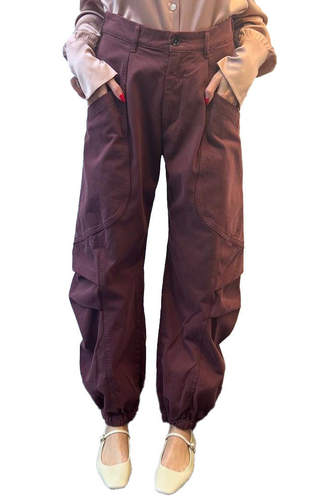 Balin burgundy trousers