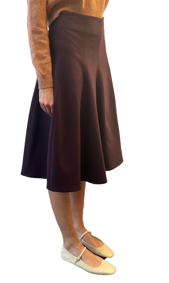 Selma burgundy skirt