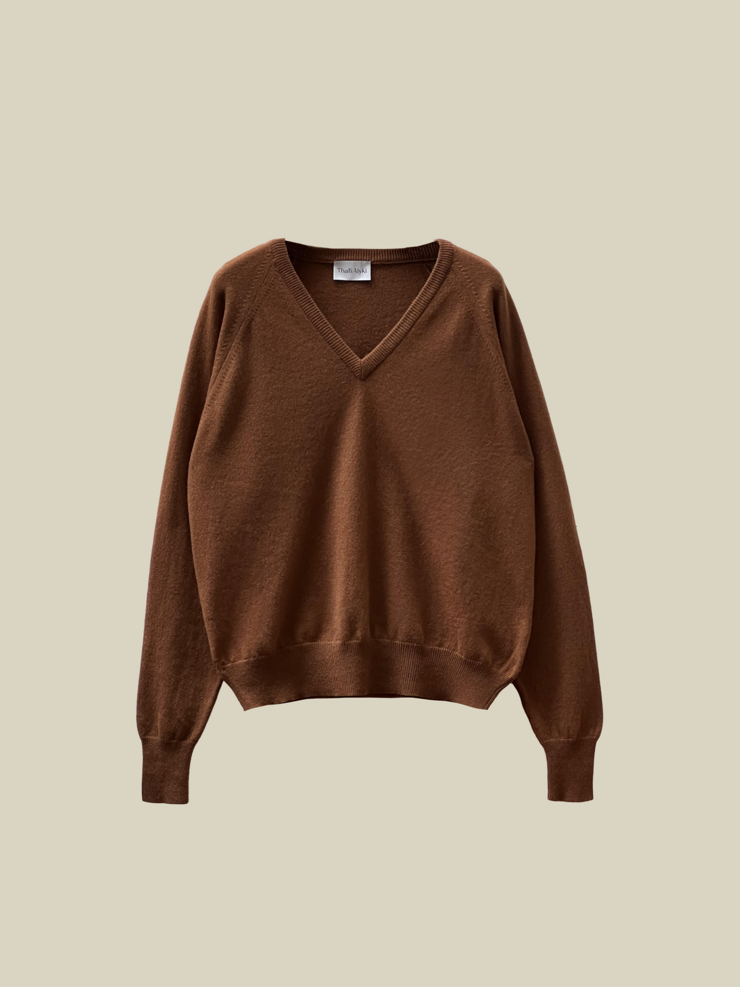 Cambridge V-Neck Sweater vicunia