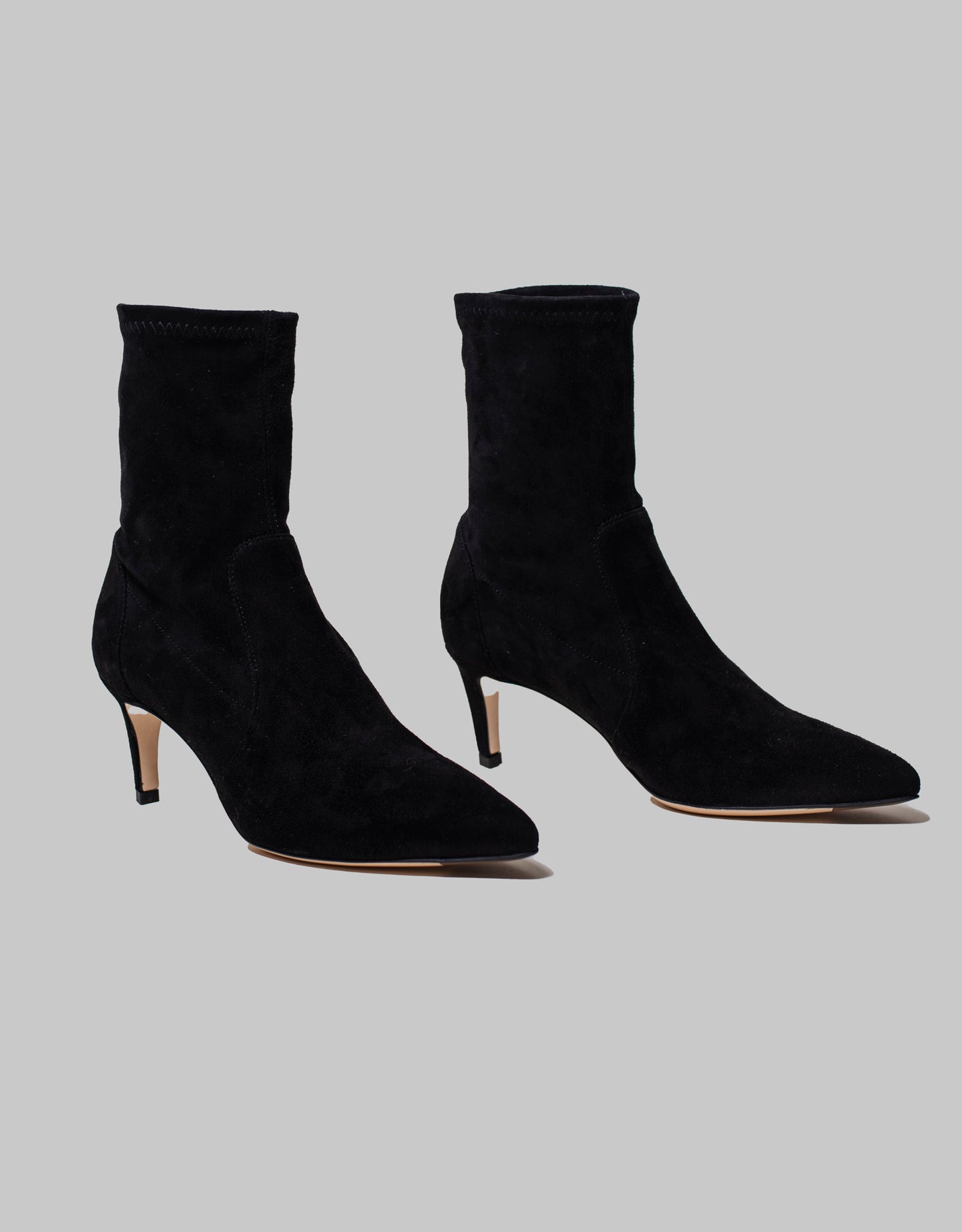 Boot in black suede