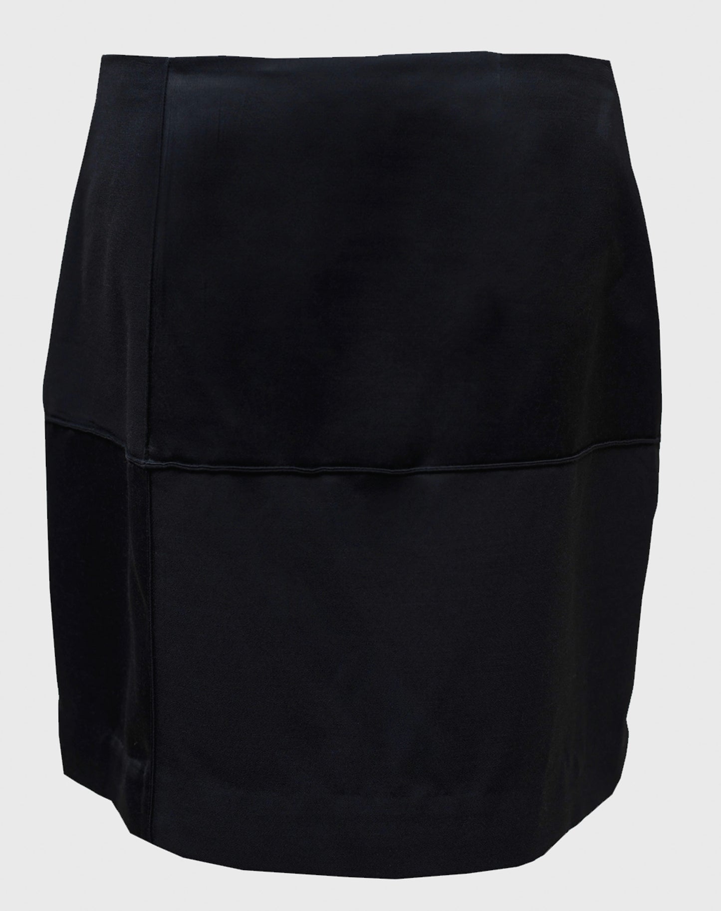 Patchwork Satin Skirt