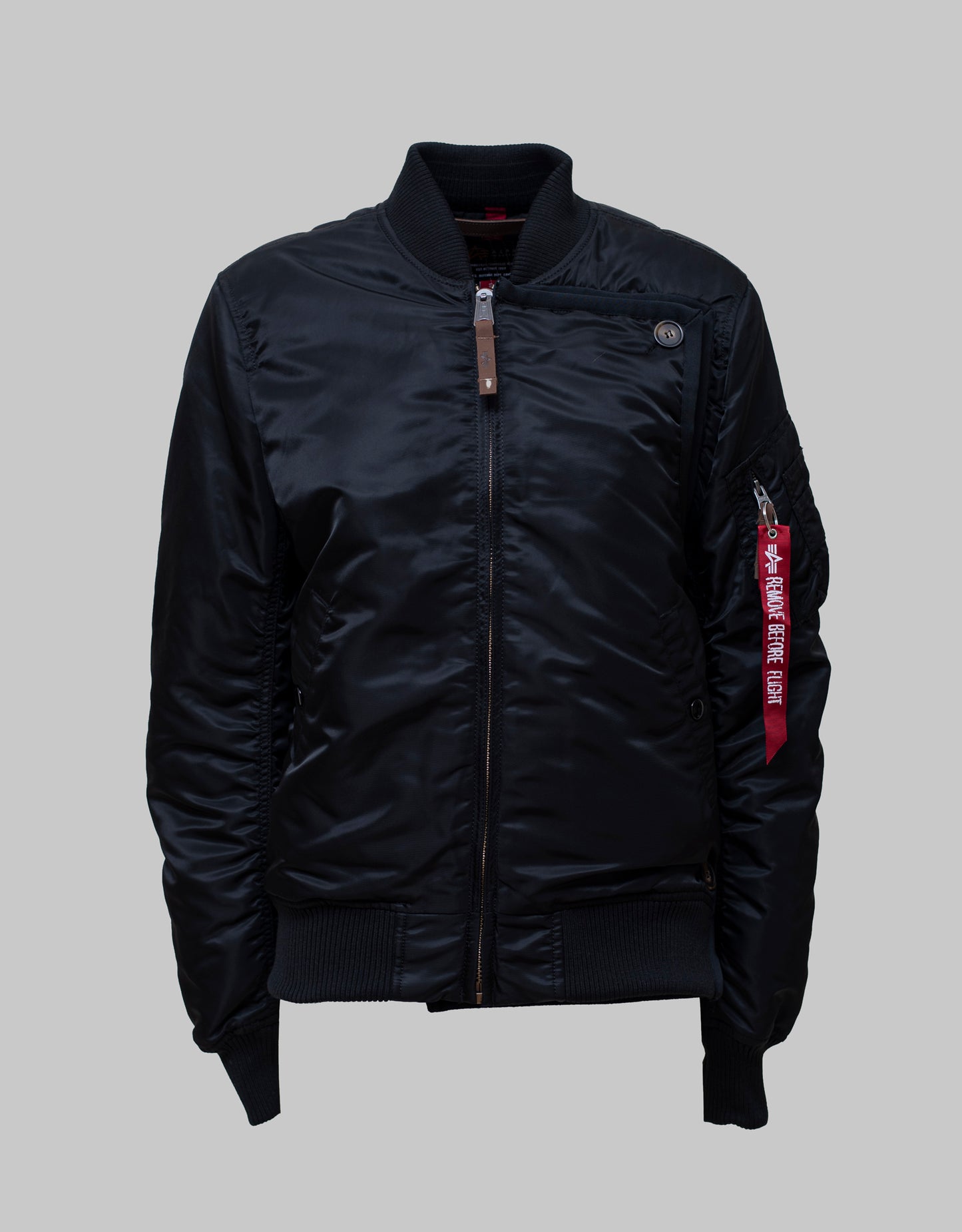 Lutz black bomber jacket
