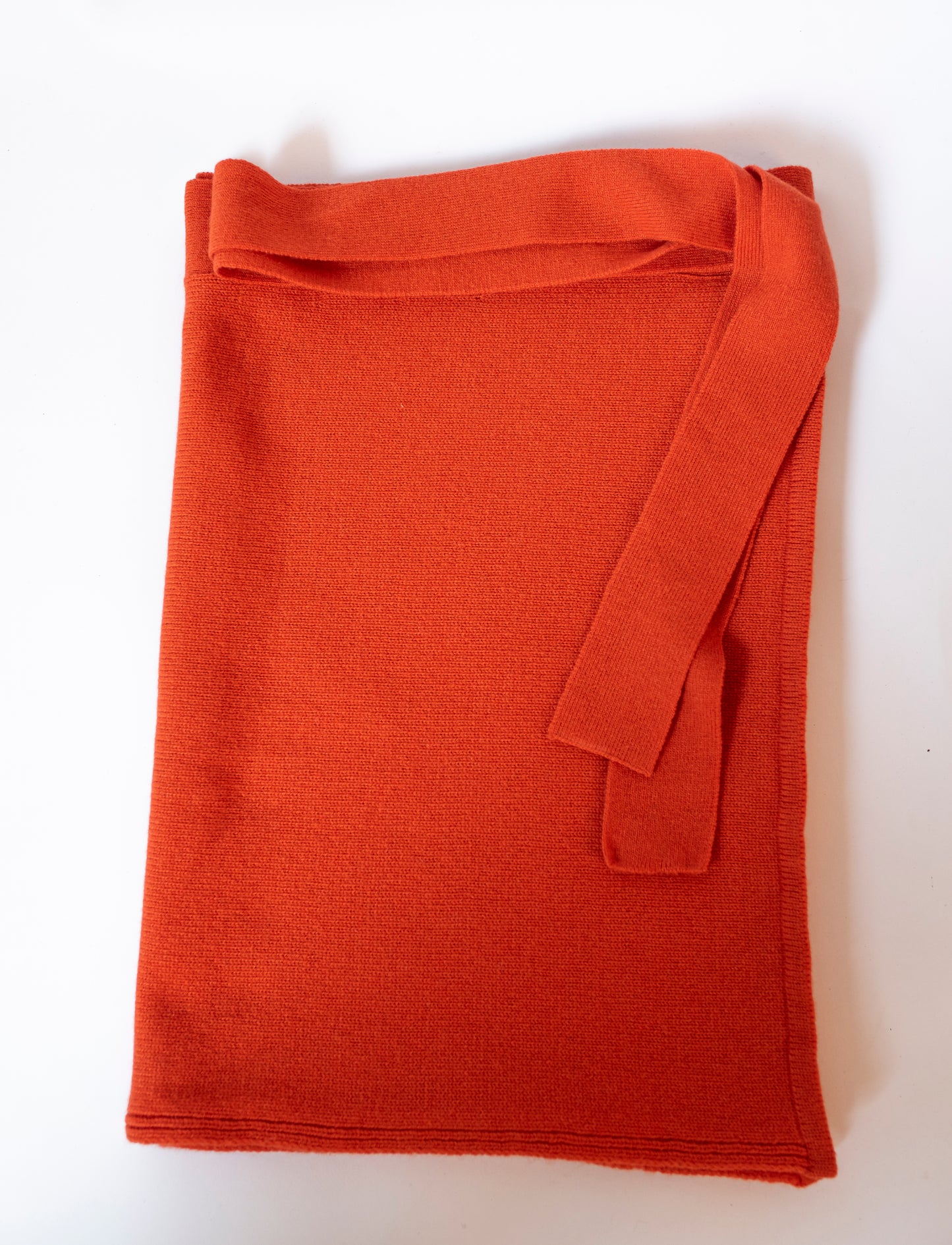 Short orange pareo skirt Carlotta