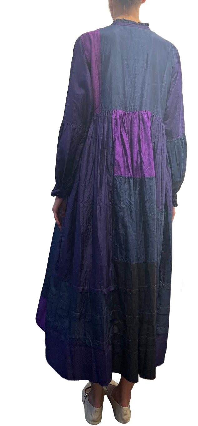 Injiri Folklore Dress Purple