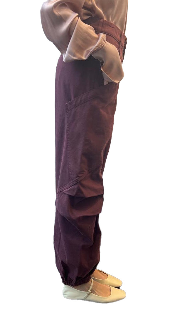 Balin burgundy trousers