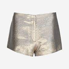 Sally silver Bermuda shorts