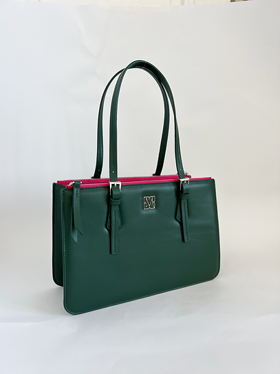 Dark Green Shopping Bag