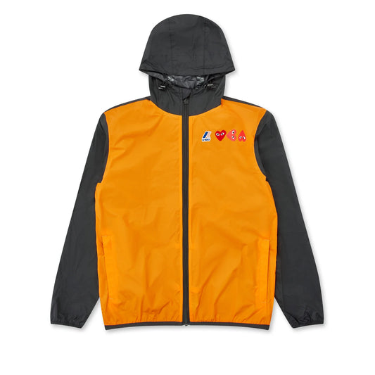 K-way jacket with zip Orange