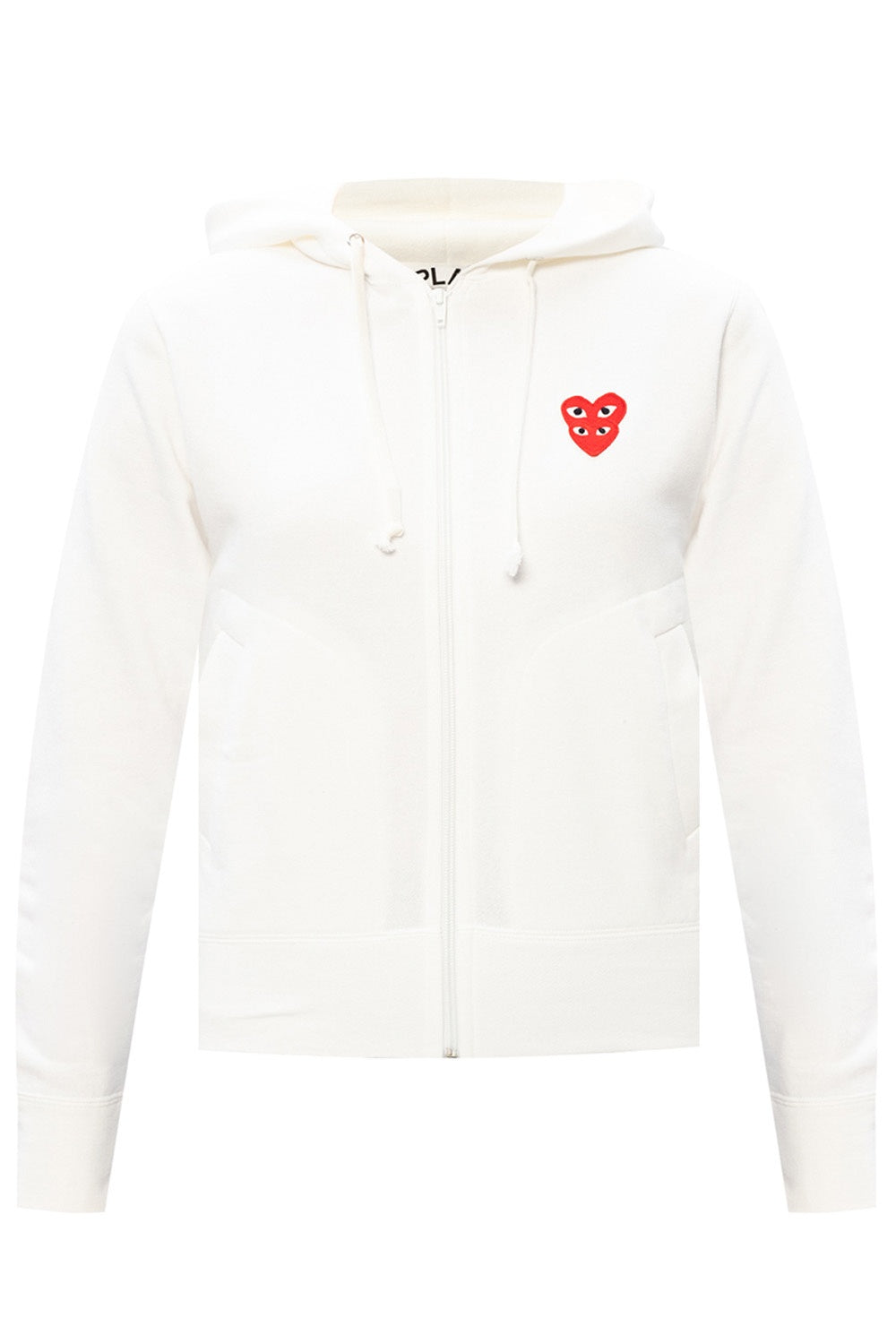 Heart patch navy hoodie