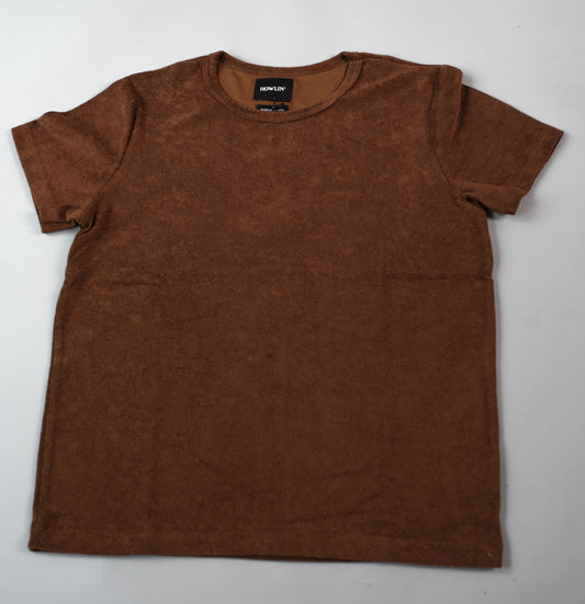 Hard Boiled Babe - Short-sleeved terrycloth T-shirt Brown