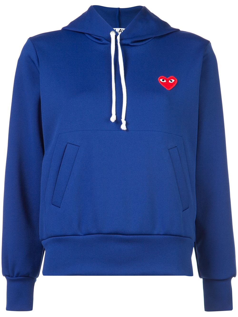Heart patch navy hoodie